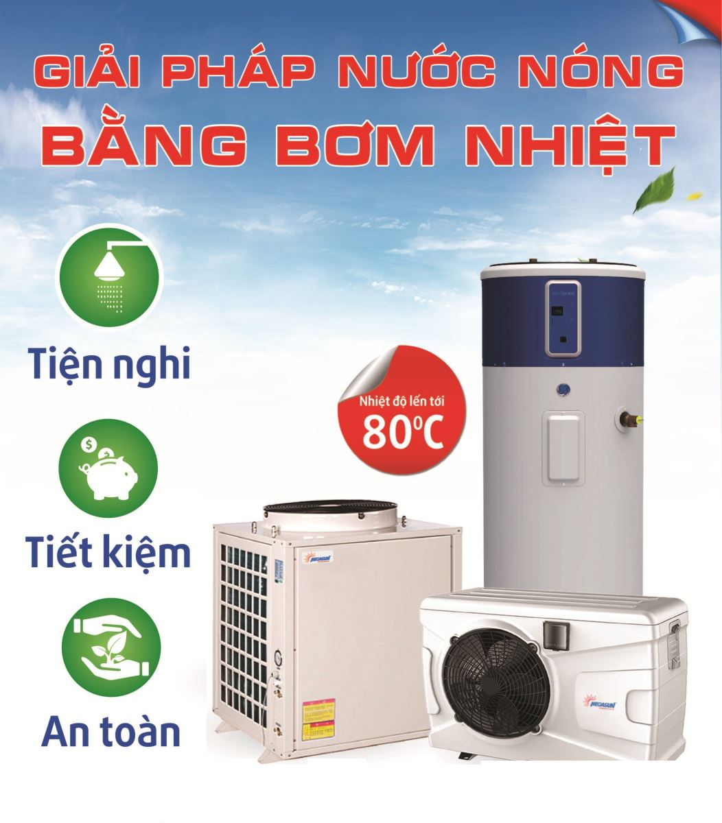 Phân phối máy bơm nhiệt Megasun tại Hải Phòng - Ảnh 1