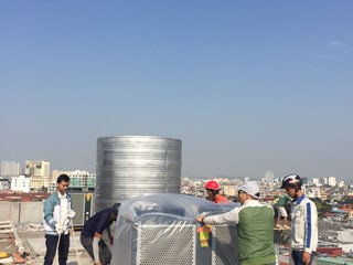 Quy trình thi công lắp đặt hệ thống Heat Pump đạt chuẩn
