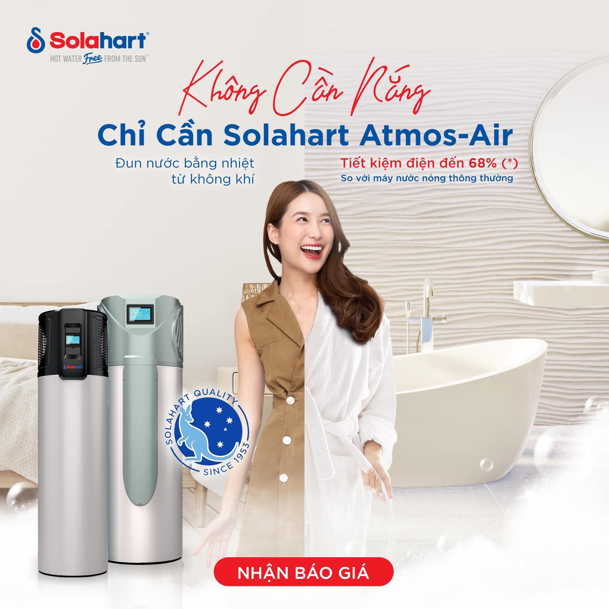 Máy bơm nhiệt heatpump Solahart - giải pháp cho biệt thự cao cấp tiên tiến hiện nay
