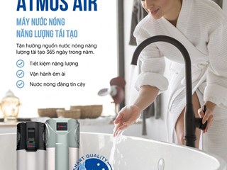 Hệ thống nước nóng trung tâm Solahart Atmos-Air cho khách sạn, nhà hàng, biệt thự cao cấp tại Hải Phòng