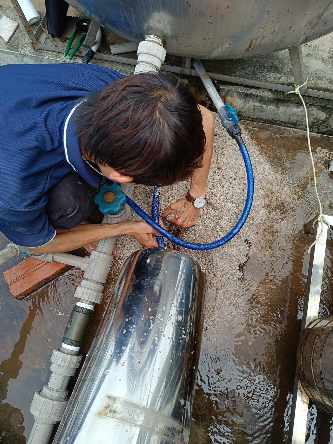 Thay vật liệu lọc cho Lọc Tổng tại Hải Phòng