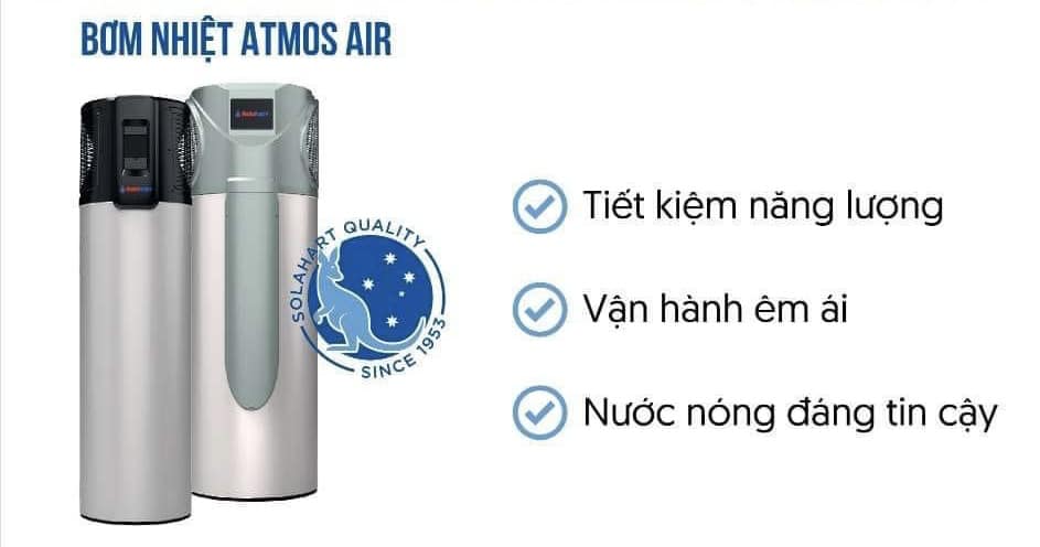 Phân phối máy bơm nhiệt Solahart công nghệ đến từ nước Úc giá tốt nhất tại Hải Phòng
