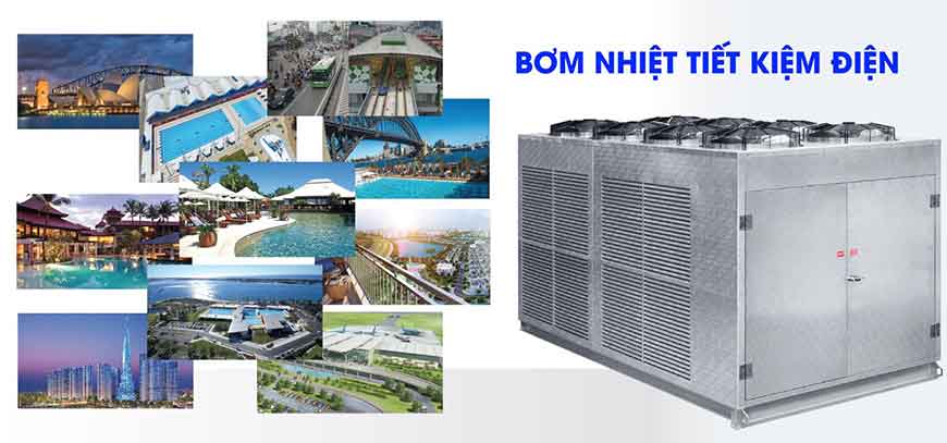 MÁY BƠM NHIỆT HEAT PUMP CÔNG NGHIỆP & DÂN DỤNG TẠI HẢI PHÒNG