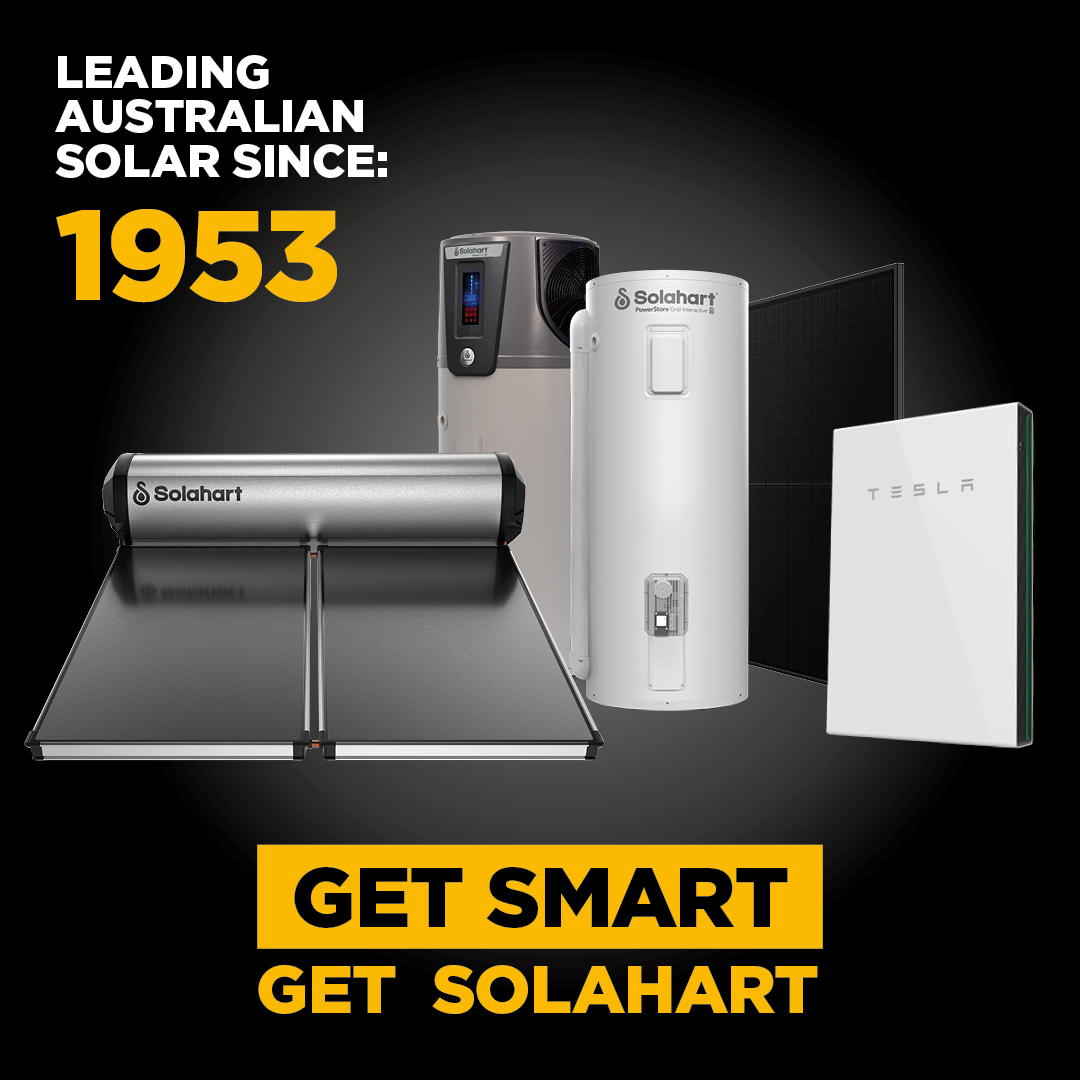 Máy nước nóng NLMT Solahart - giải pháp tái tạo thông minh.