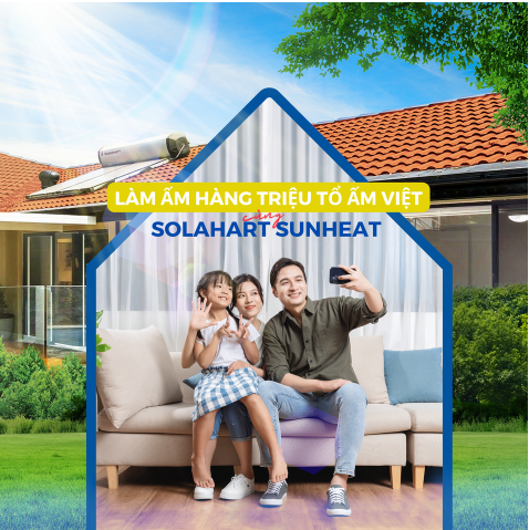 Máy Nước Nóng Solahart Sunheat - Hệ thống MNNNLMT dành cho gia đình