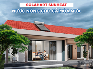 Máy nước nóng năng lượng mặt trời Solahart liệu có ổn định những ngày mưa?